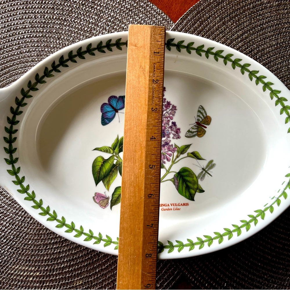 Portmeirion Botanic Garden oval gratin dish. 12.5” x 8”. NWT❣️ - Picture 3 of 7